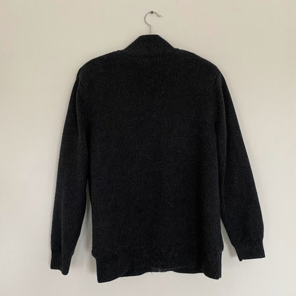 Men's Emanuel Ungaro Grey Zip Sweater - Picture 2 of 7